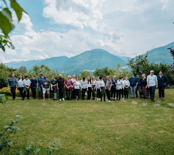 Team vom Hotel Daberer im Garten